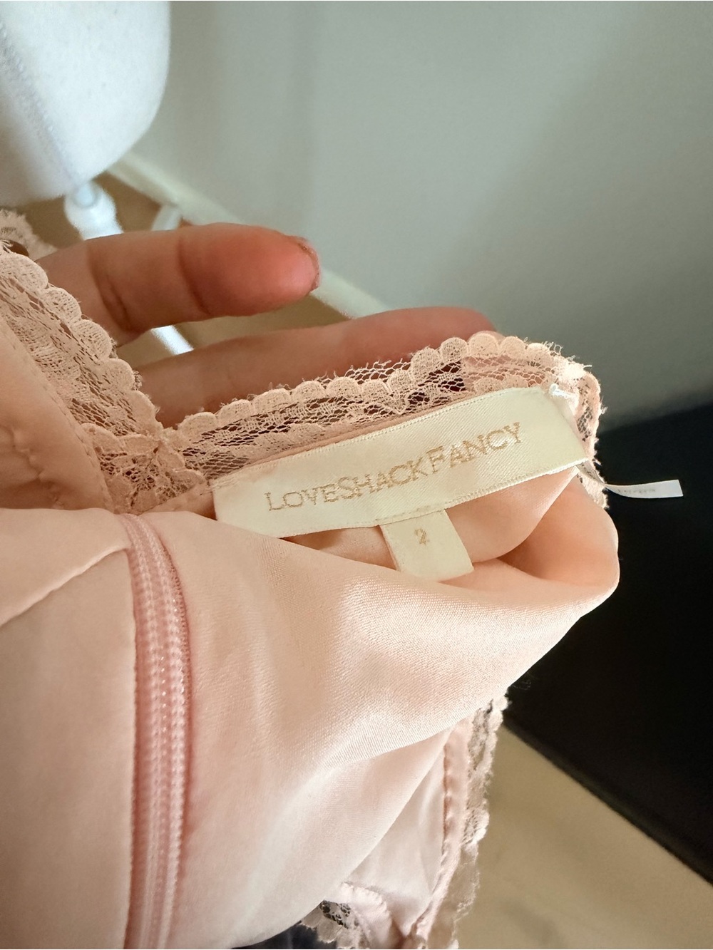 LovesShackFancy Blush Pink Sequin Maxi Dress - Picture 9 of 13